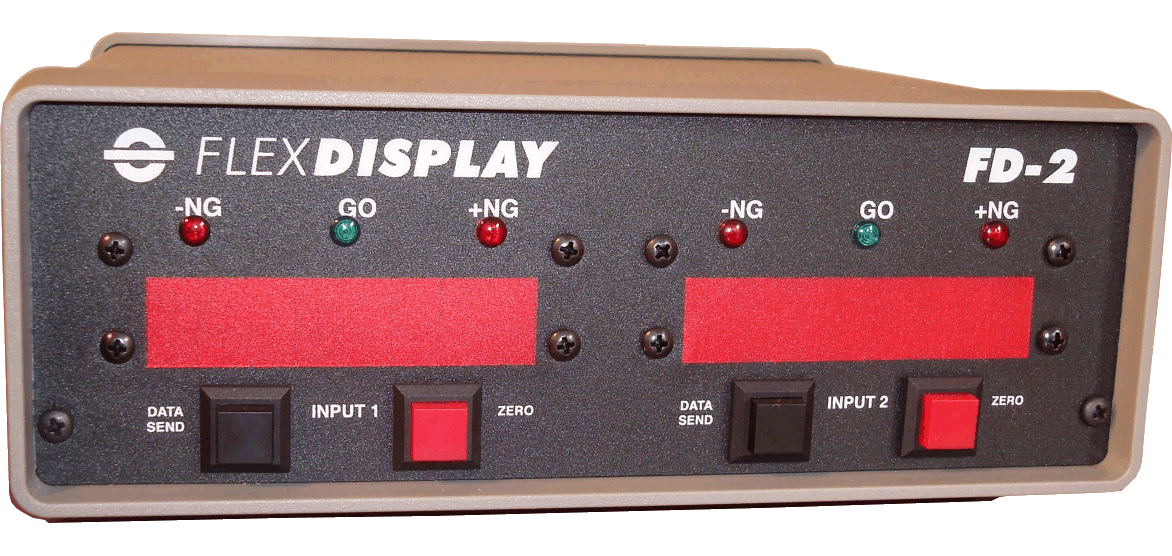 FlexDisplay Gage Interface & Remote Display FD-1 (Front)