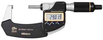 Mitutoyo 293-141 QuantuMike Coolant Proof Micrometer with SPC output