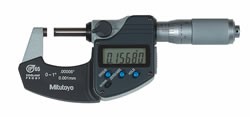 Mitutoyo 293-335 Coolant Proof Micrometer with SPC output, IP65 