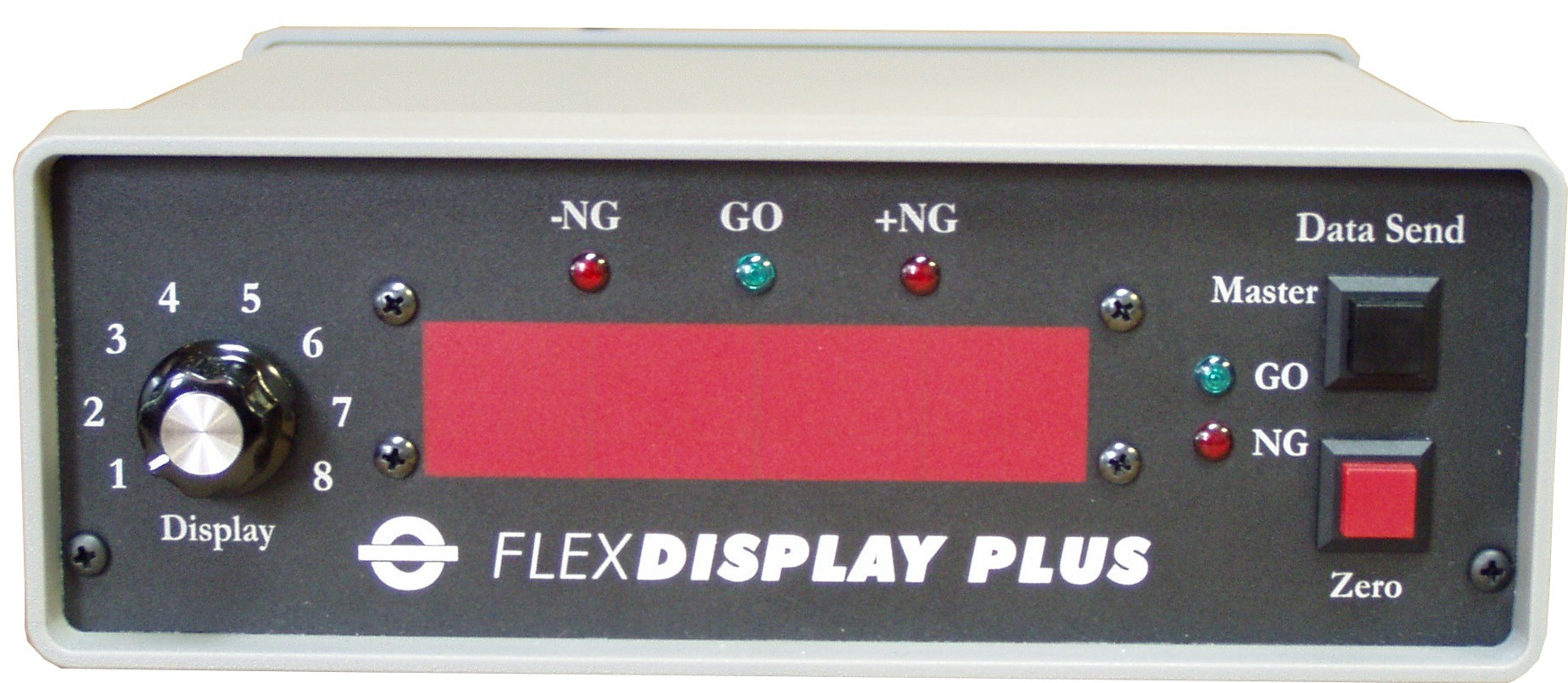 FlexDisplay Gage Interface & Remote Display FD-1PLUS (Front)