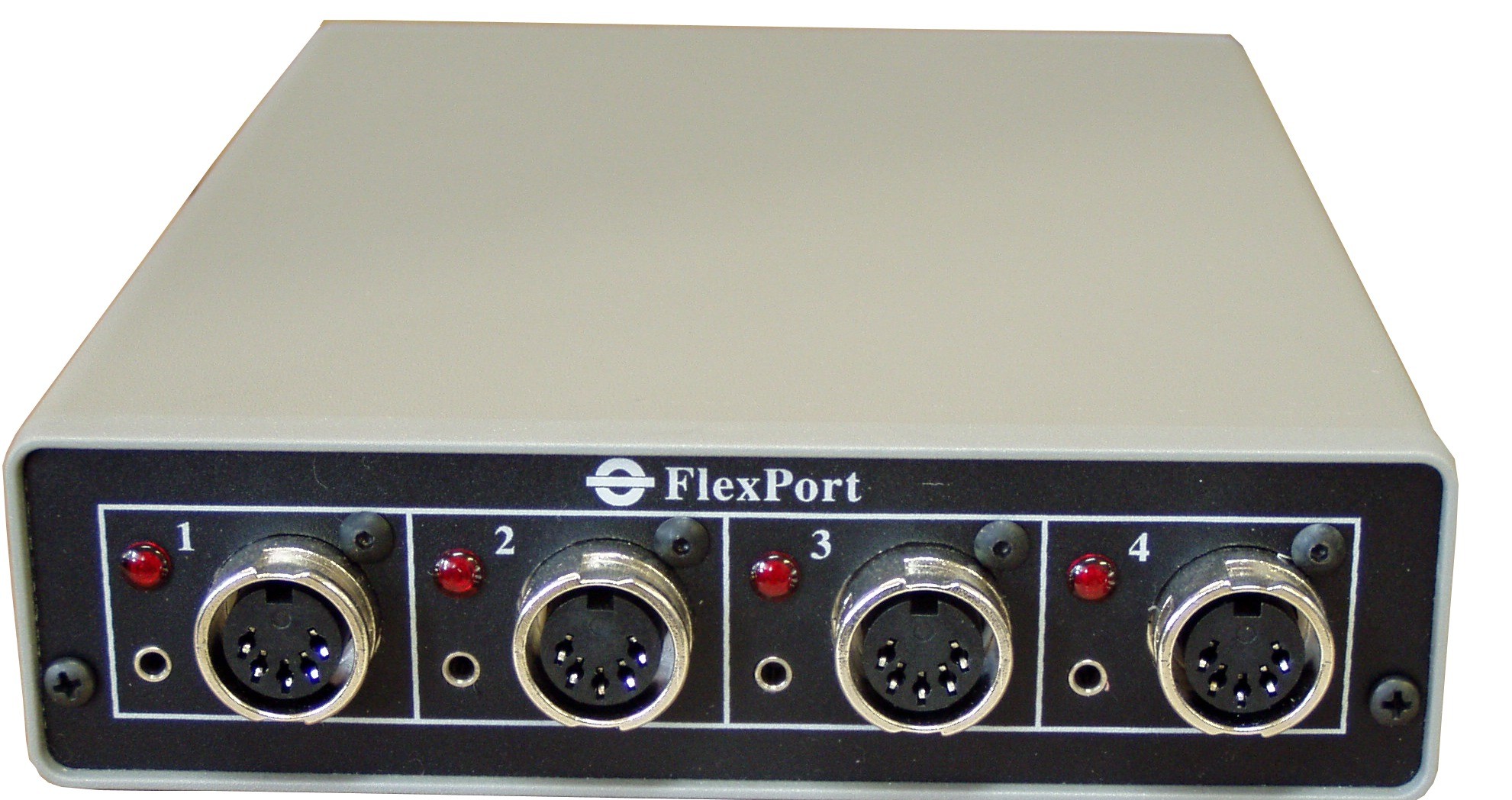 Front panel - FlexPort Analog Gage Interface FP-4a